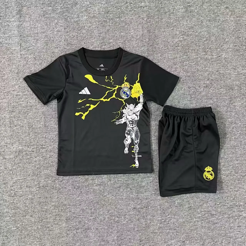 Niño_kids kit 25-26 RM special version soccer jersey size 16-28
